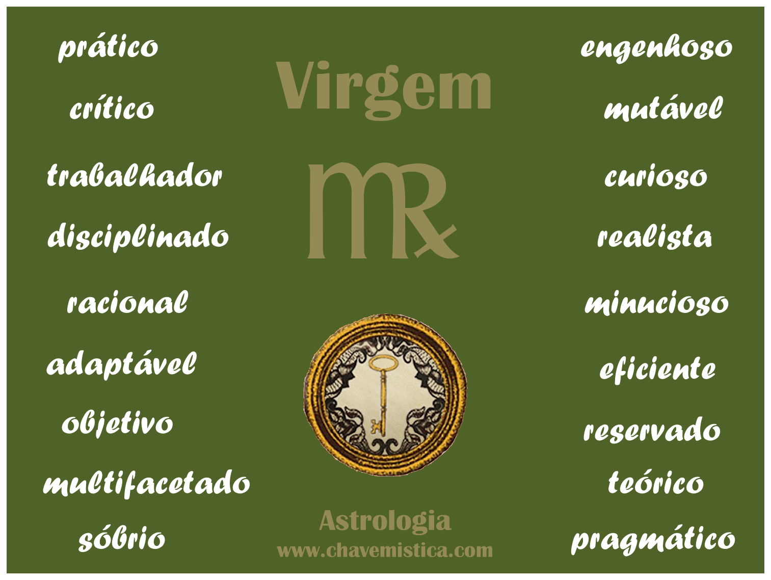 Signo Virgem Baú Místico 6514