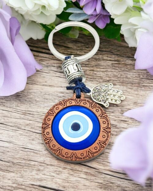 Porta Chaves Olho Turco Mão de Fátima