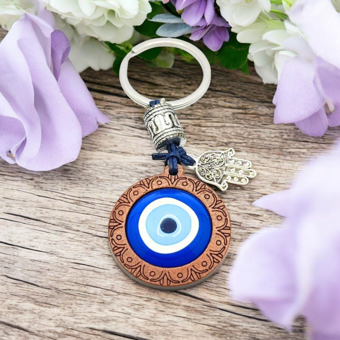 Porta Chaves Olho Turco Mão de Fátima