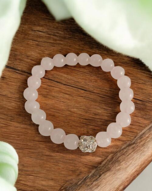 Pulseira Quartzo Rosa