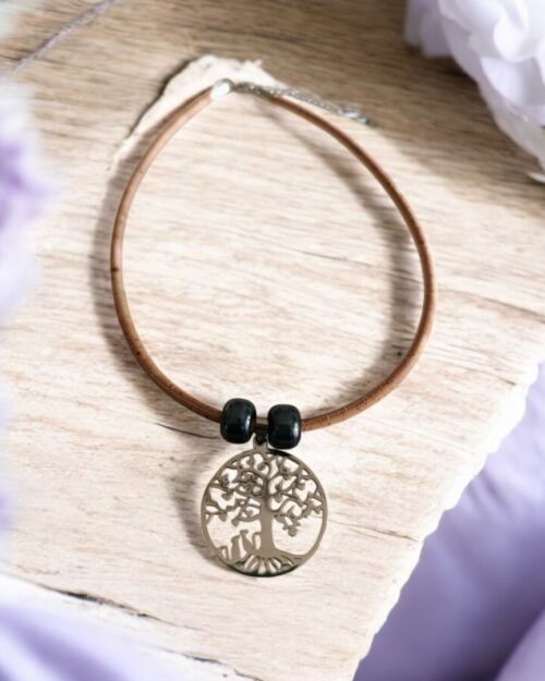 Colar Cortiça Árvore da vida