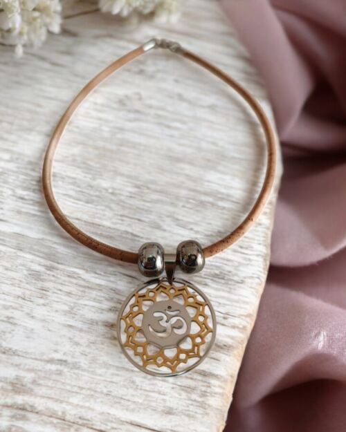 Colar Cortiça Símbolo OM