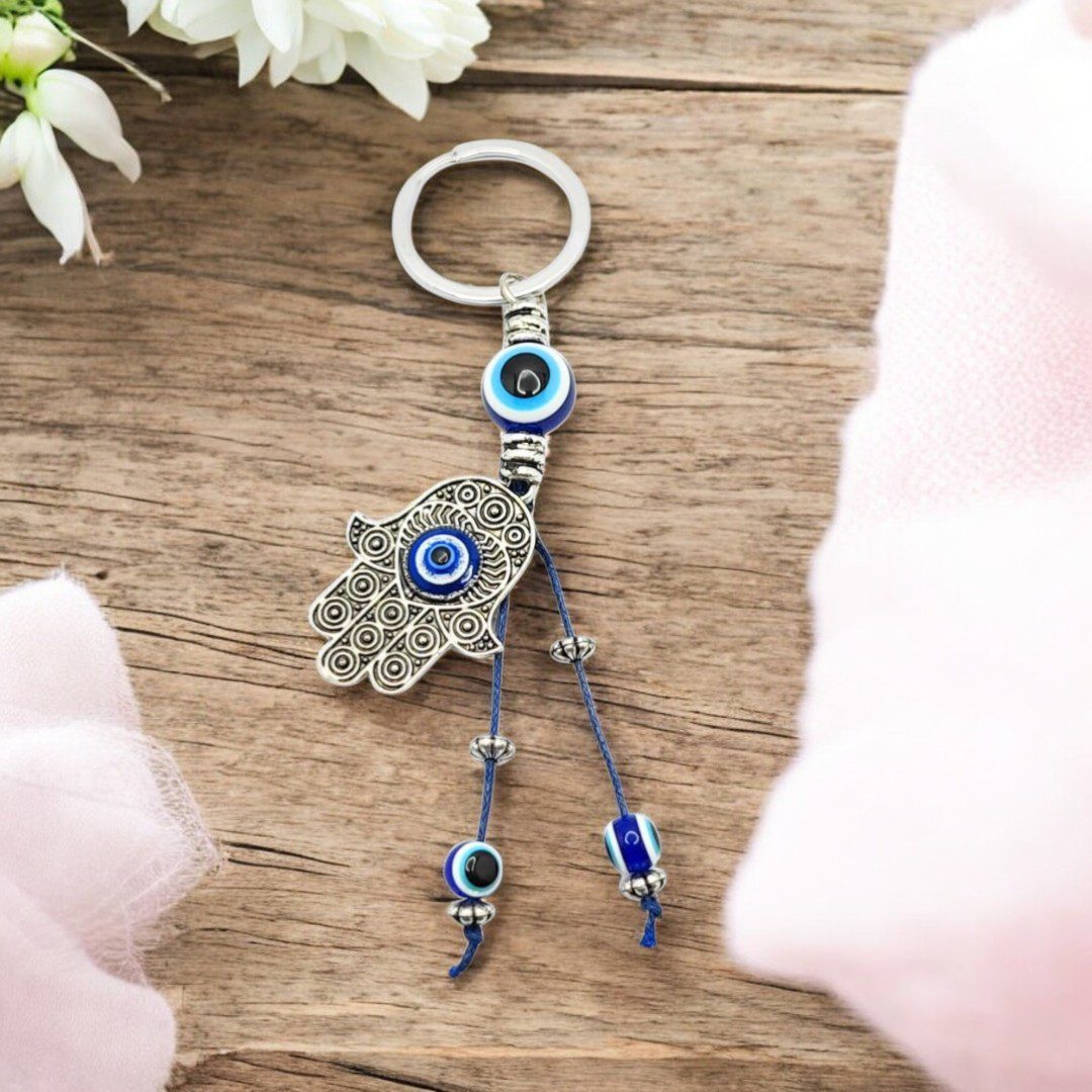 Porta Chaves Olho Turco Mão